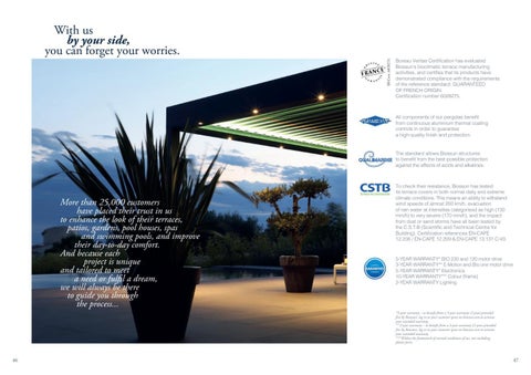 BIOSSUN BIO CLIMATIC PERGOLAS 第 24 页