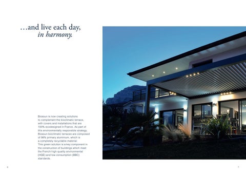 BIOSSUN BIO CLIMATIC PERGOLAS 第 4 页