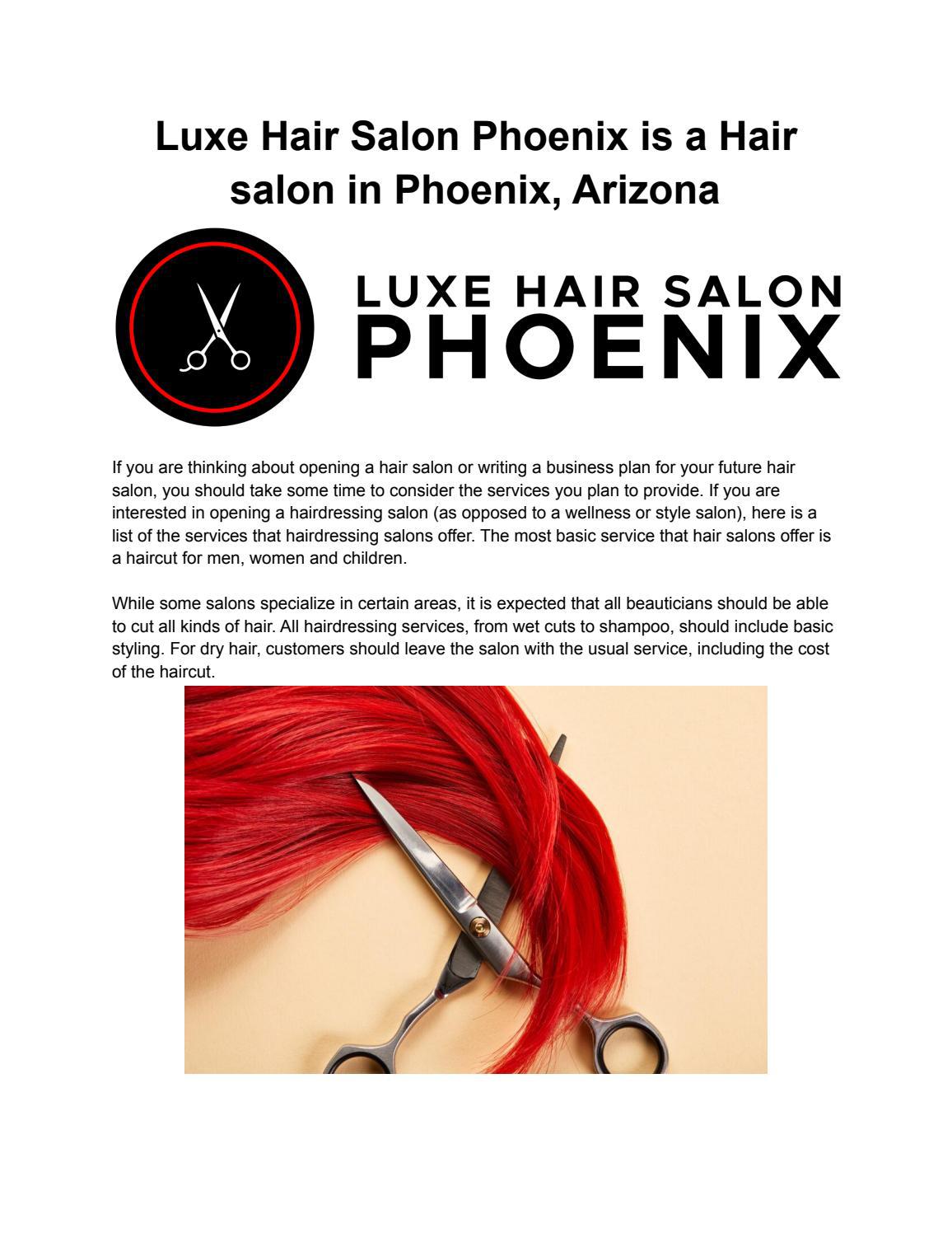 Luxe Hair Salon Phoenix is a Hair salon in Phoenix, Arizona by Ideal
