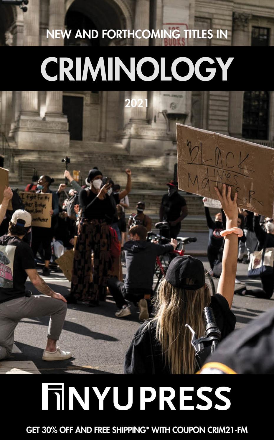 Criminology Catalog 2021 by NYU Press Issuu