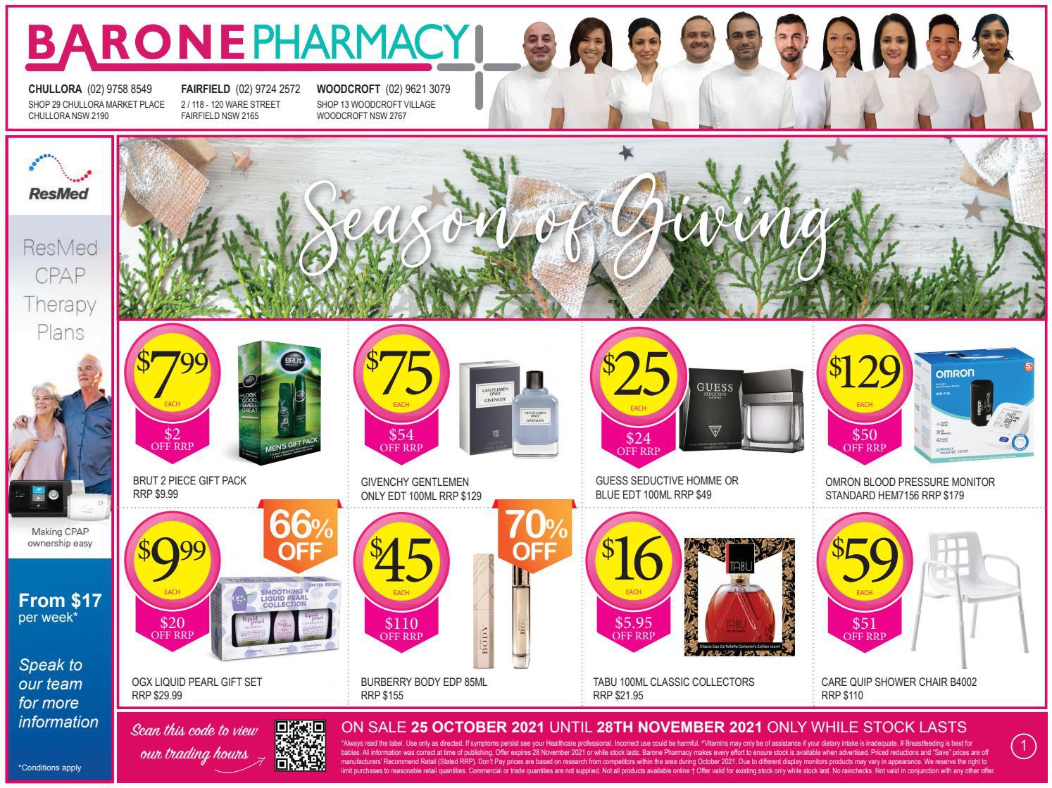 Barone Pharmacy Season of Giving Catalogue Out Now by Barone Pharmacy