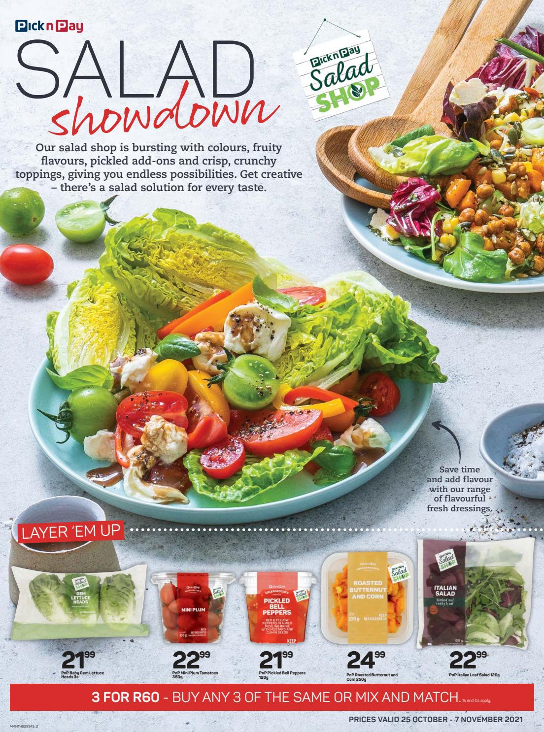 Pick n Pay Salad Shop by Pick n Pay Leaflets Issuu