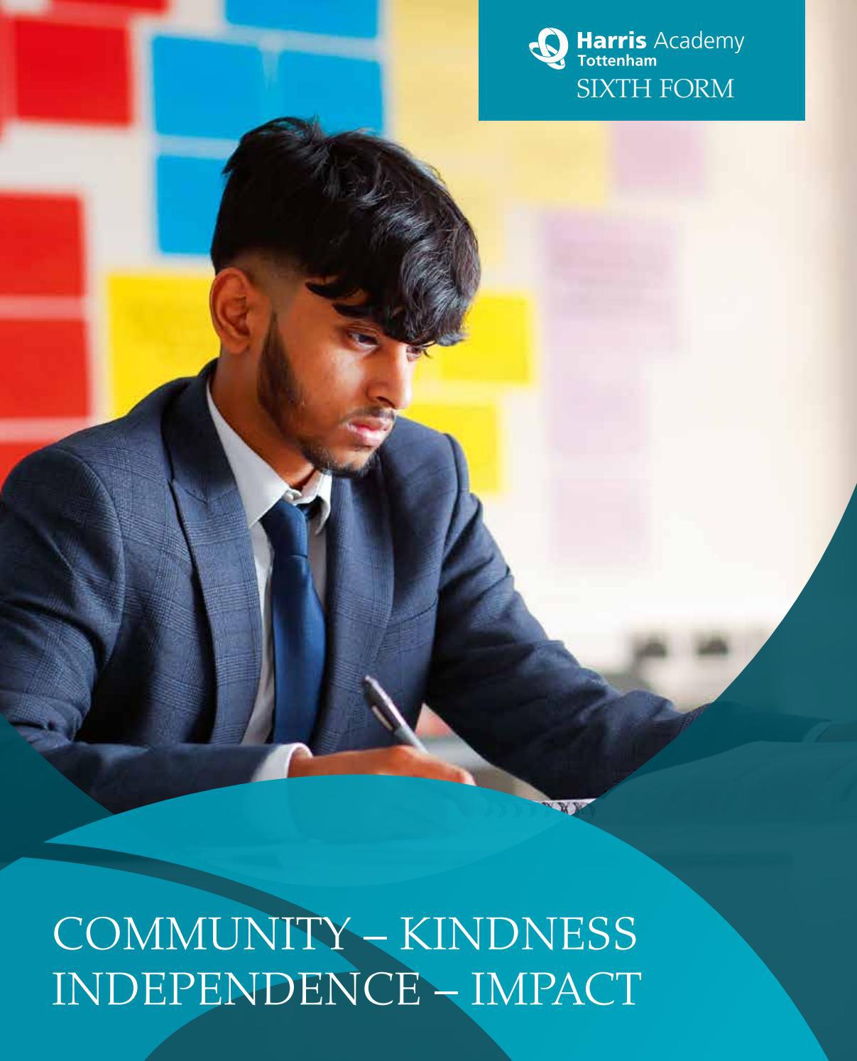 Harris Academy Tottenham Sixth Form - Prospectus 2021 by Cleverbox UK ...