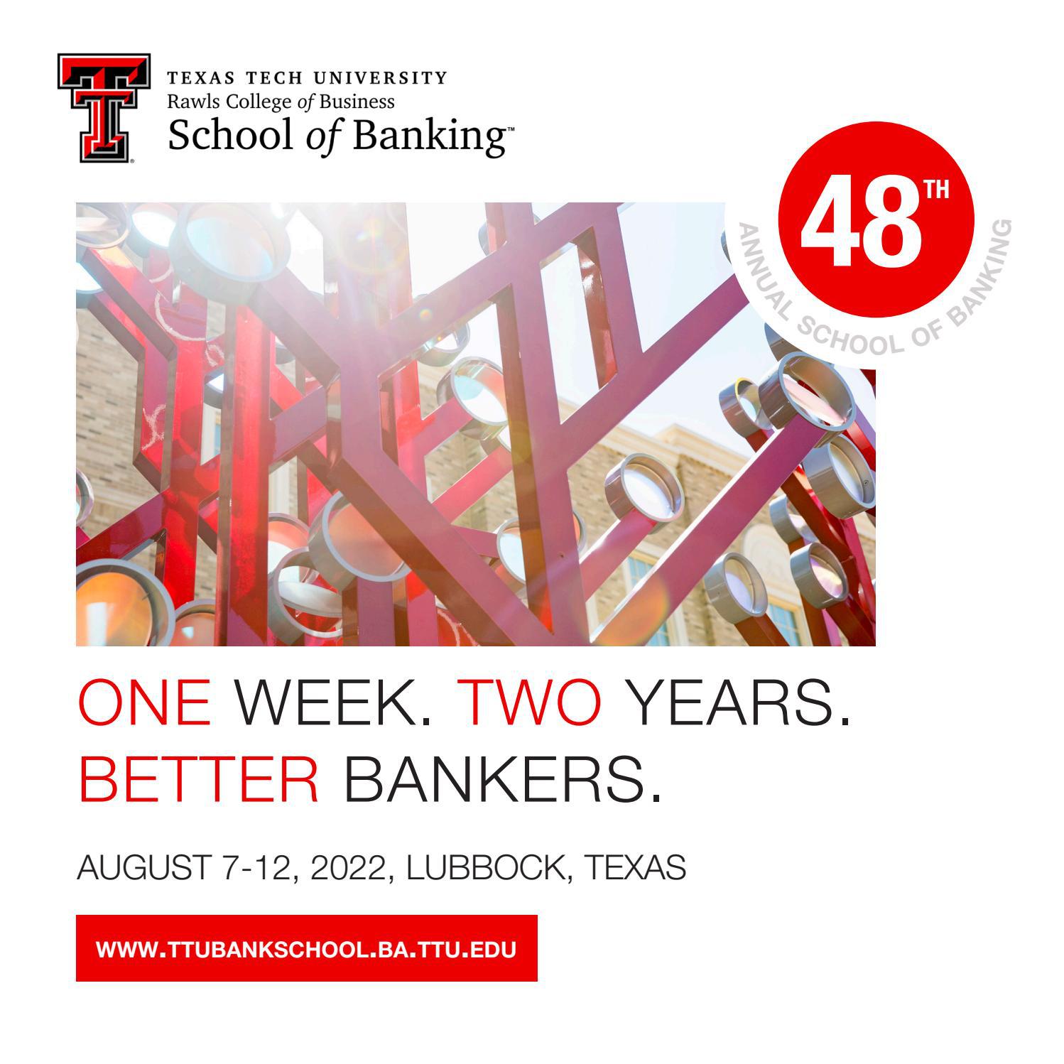 Rawls College 48th Annual School of Banking by Rawls College of
