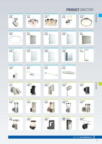 Lighting Edition 13 灯饰目录 · Saxby 第 7 页