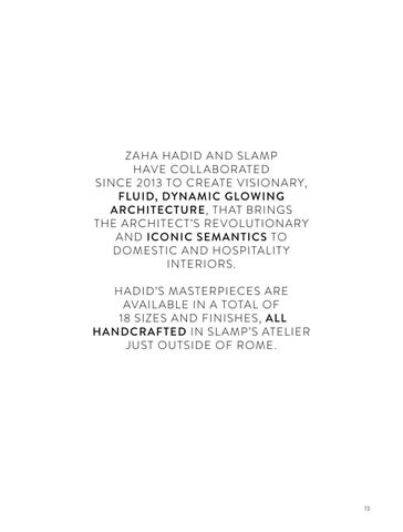 Zaha Hadid and Slamp 第 15 页