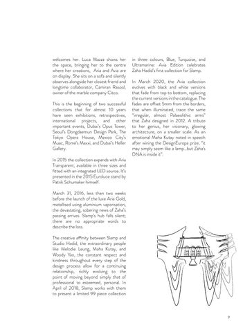Zaha Hadid and Slamp 第 9 页