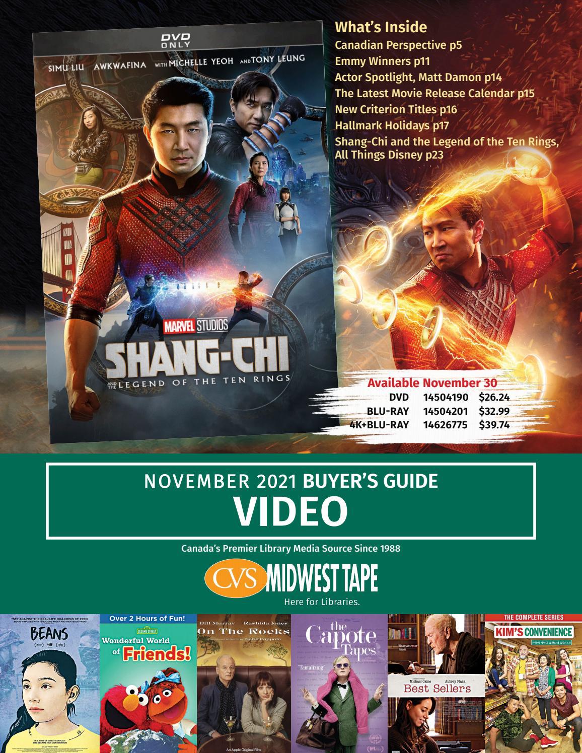 CVS Midwest Tape November 2021 Video Catalog by CVS Midwest Tape Issuu
