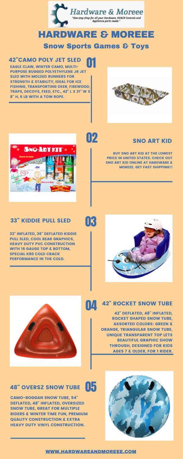 Snow Sports Games & Toys Hardware & Moreee USA by Hardware & Moreee