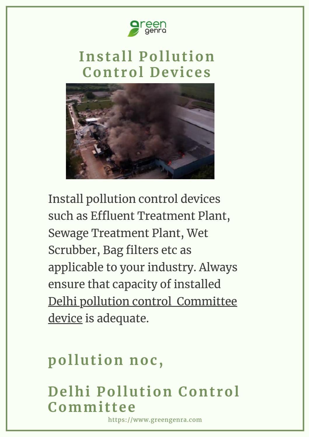 Delhi Pollution Control Committee on Green Genra by GreenGenra Issuu
