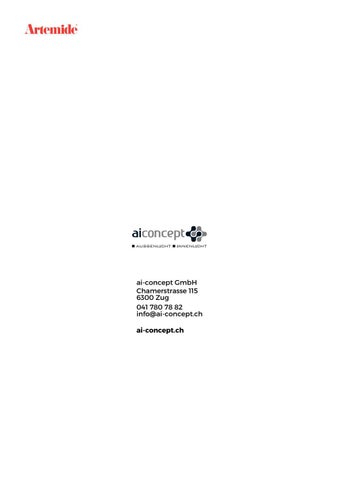 ai-concept GmbH 灯饰目录 · ARTEMIDE | Artemide La Linea 第 15 页