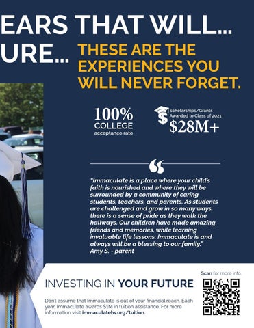Immaculate High 教育 - 2021-2022 Admissions Viewbook 第 15 页