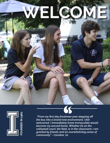 Immaculate High 教育 - 2021-2022 Admissions Viewbook 第 2 页