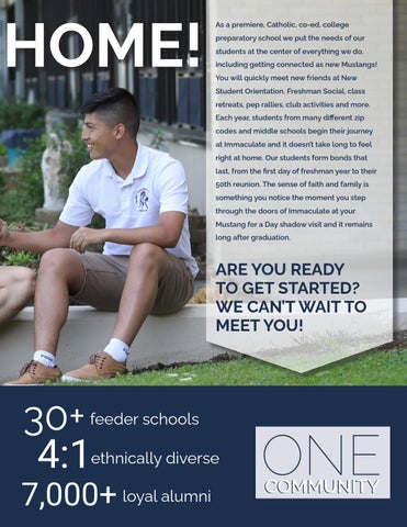 Immaculate High 教育 - 2021-2022 Admissions Viewbook 第 3 页