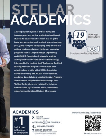 Immaculate High 教育 - 2021-2022 Admissions Viewbook 第 5 页