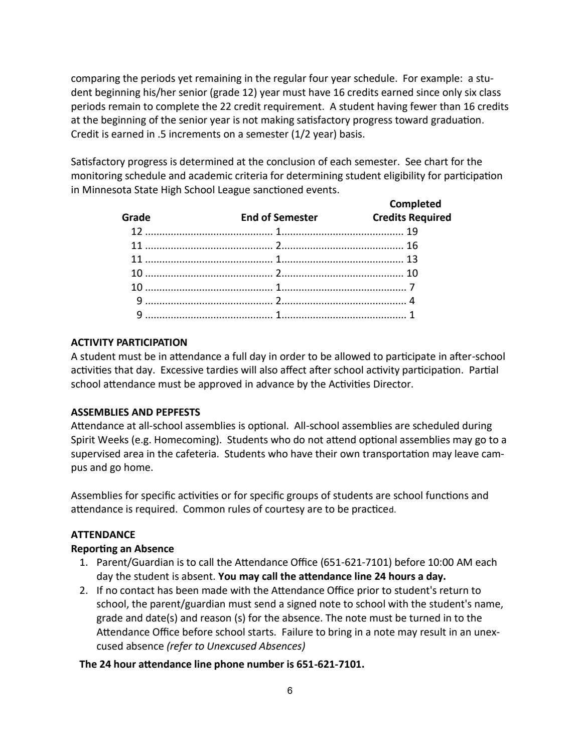 2021-2022 MVHS Student Handbook by Mounds View Public Schools - Issuu