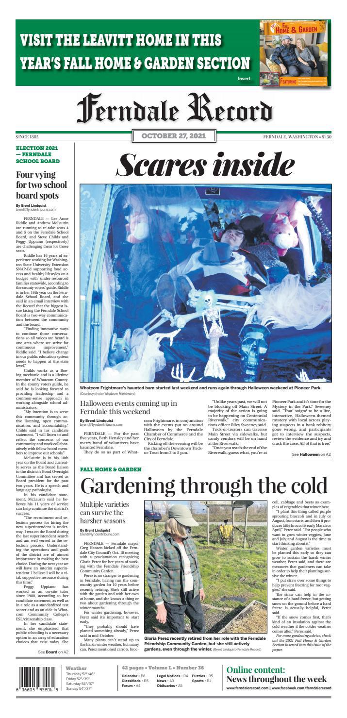 Ferndale Record November 27, 2021 by Ferndale Record - Issuu