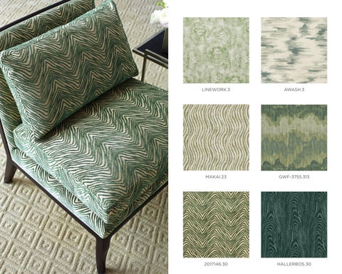 Kravet LLC Graphic Prints Verdigris 灯饰型录 第 4 页