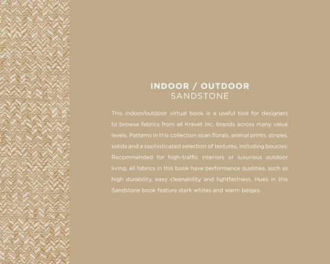 Kravet LLC Indoor 户外 Sandstone 型录 第 2 页