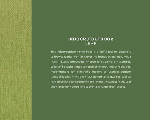 Kravet LLC Indoor 户外 Leaf 型录 第 2 页