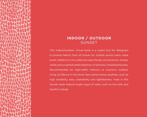 Kravet LLC Indoor 户外 Sunset 型录 第 2 页