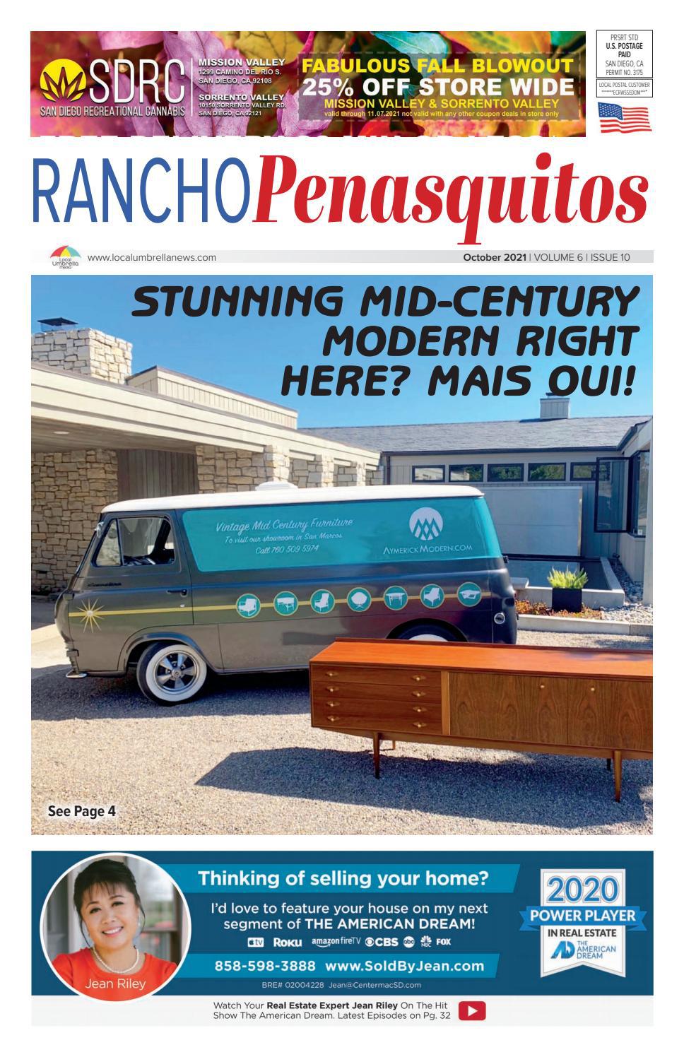 Rancho Penasquitos Local Lifestyle NEWS OCT 2021 Brought to you by Realtor Jean Riley by