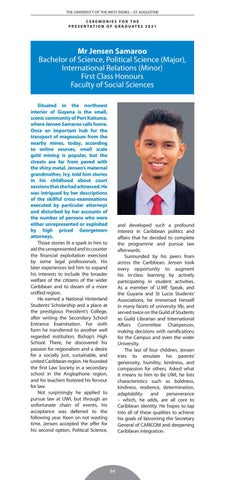 UWI St. Augustine Class of 2021 Presentation of Graduates by UWI St ...