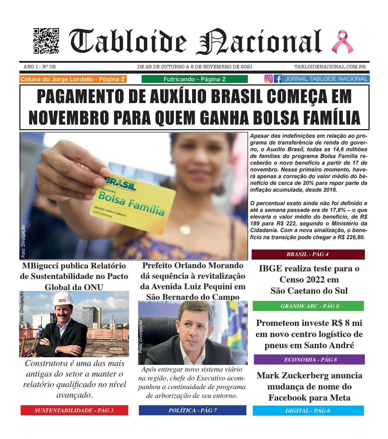 Tabloide Nacional - Ano 1 - Edição 8 by TabloideNacional - Issuu