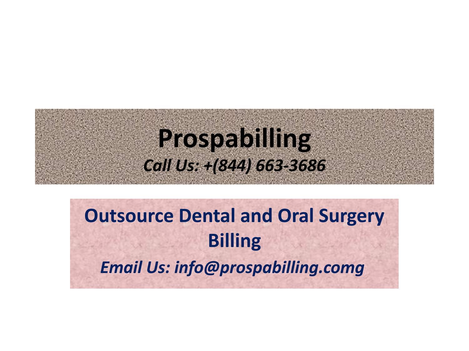 Oral Surgery Billing by prospabilling Issuu