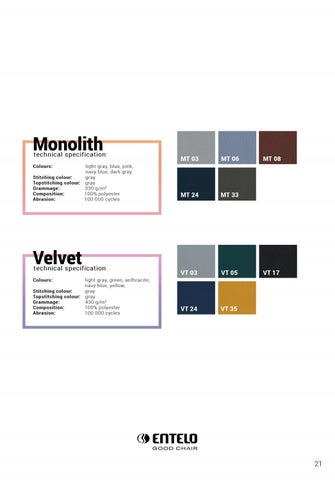 Entelo ENTELO 2021/2022 - Product 家具目录 , youth chairs 第 21 页