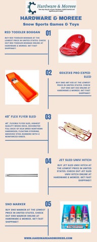 Snow Sports Games & Toys Hardware & Moreee USA by Hardware & Moreee