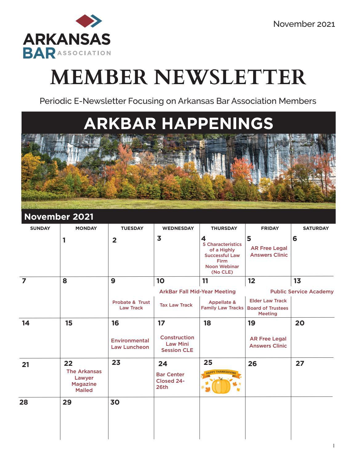 November 2021 Member Newsletter by Arkansas Bar Association - Issuu November 2021 Member Newsletter by Arkansas Bar Association - Issuu