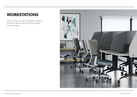 bluespace interiors 家具目录 · - Flexible Solutions for a Future Workplace 第 12 页