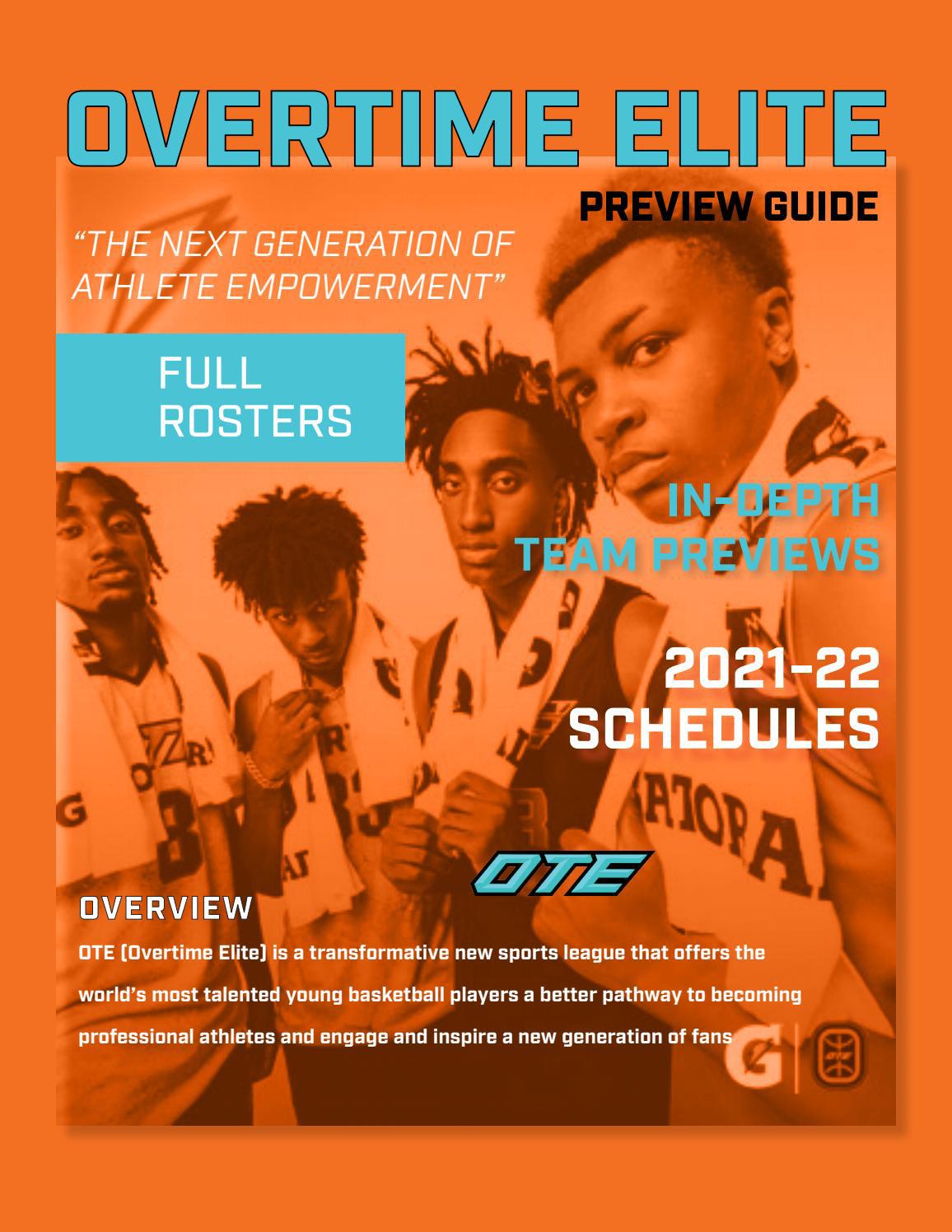 2021 Overtime Elite Preview Guide by TheSeasonticket - Issuu