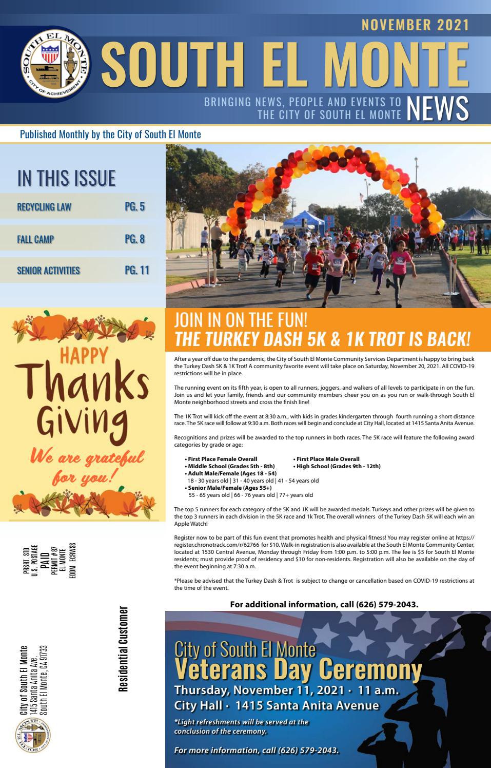 South El Monte News November 2021 by Issuu