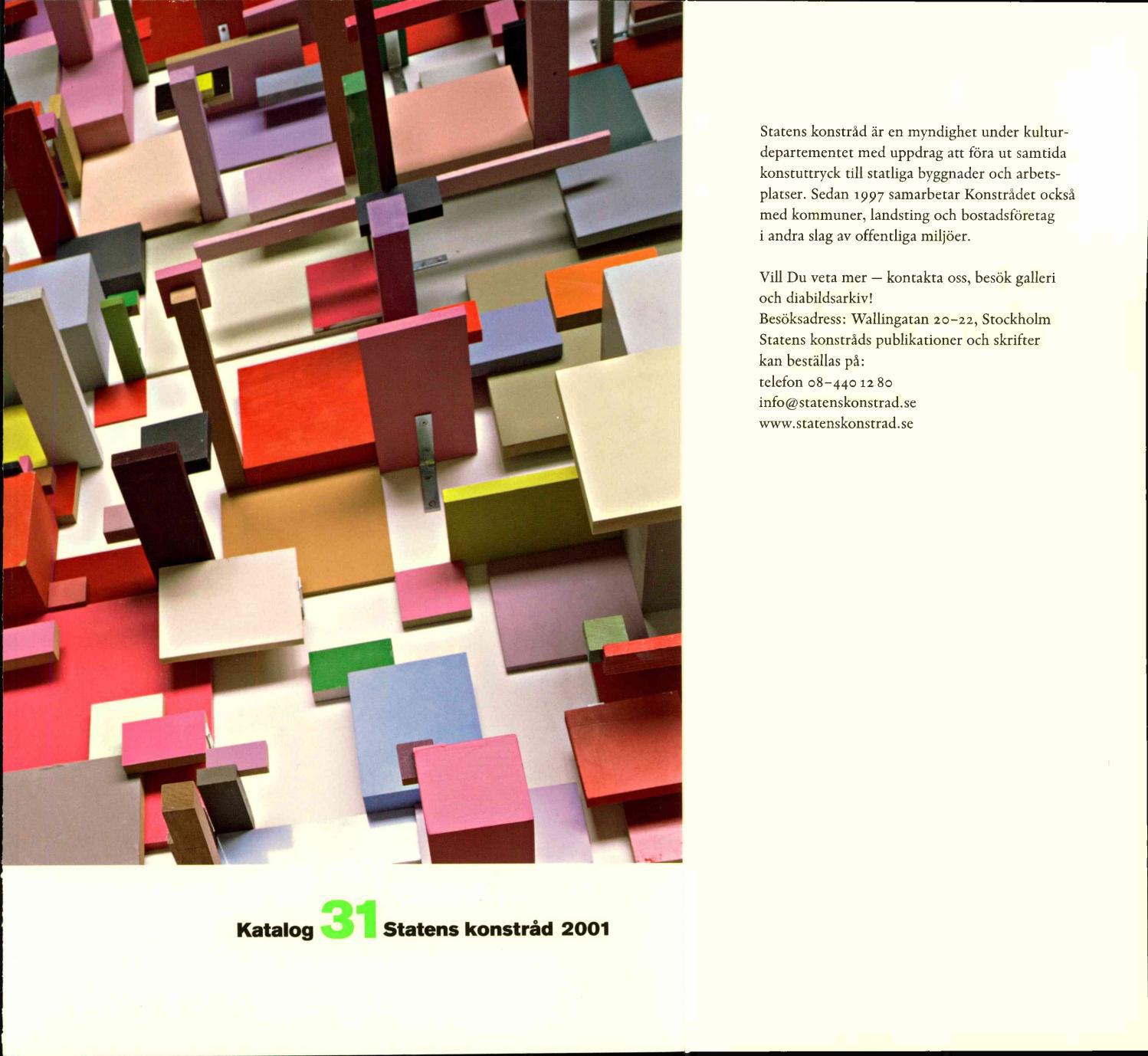 SK Katalog 31 by Statens konstråd Issuu