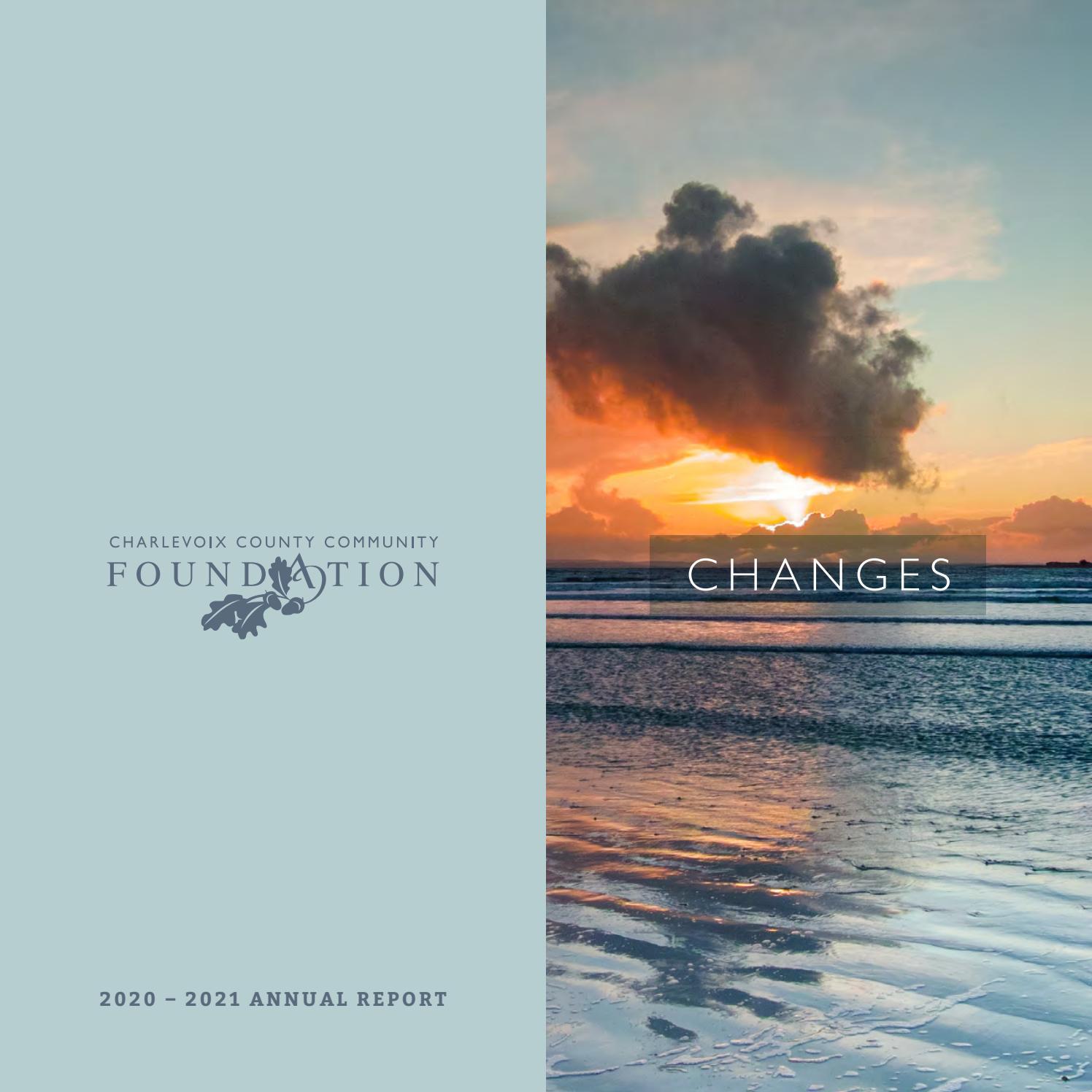 Charlevoix Community Foundation 20202021 Annual Report by Mitchell