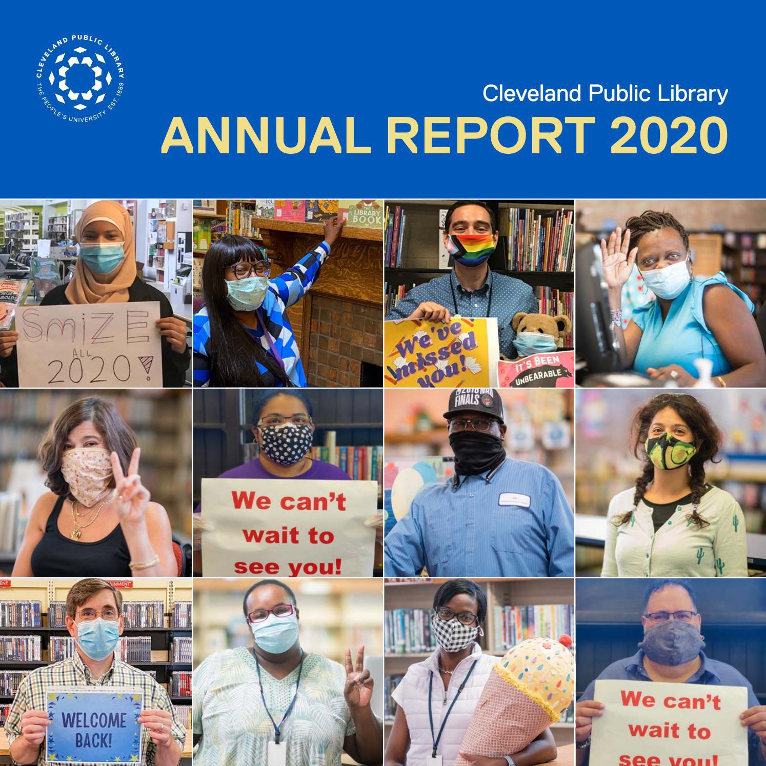 Cleveland Public Library Annual Report 2020 by Cleveland Public Library