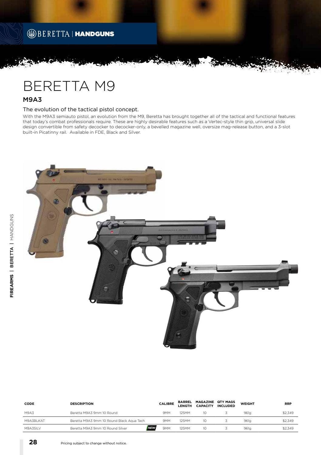 Beretta Australia Product Catalogue 2021 by Beretta Australia Issuu