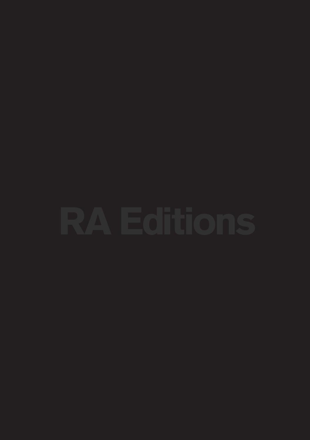 RA Editions Catalogue by Royal Academy of Arts Issuu