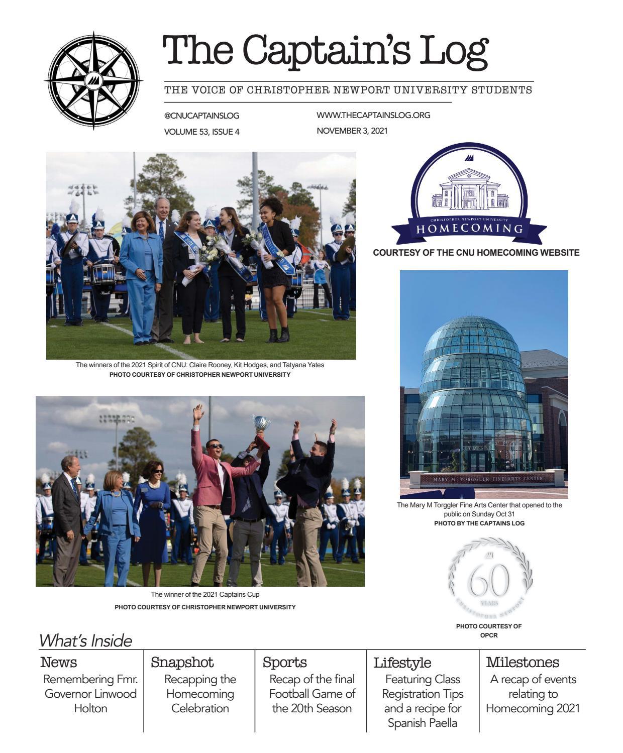 The Captain's Log Volume 53 Issue 4 by The Captain's Log - Issuu