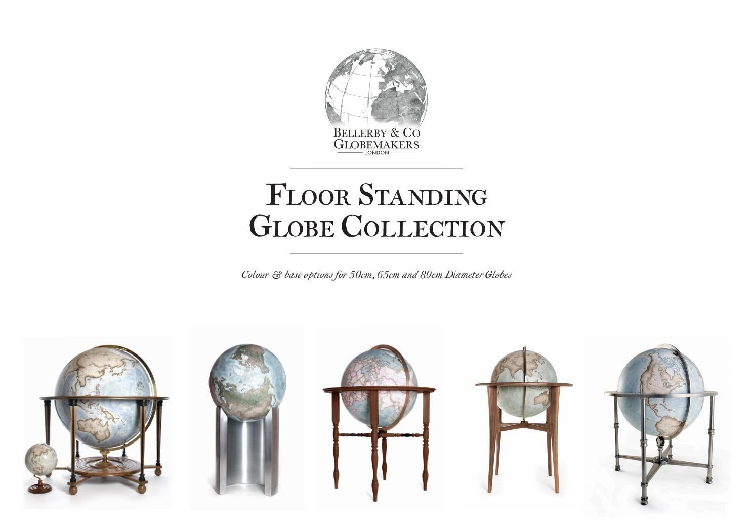 Large Floor Standing Globes Colours & Bases for 50cm, 65cm, 80cm and