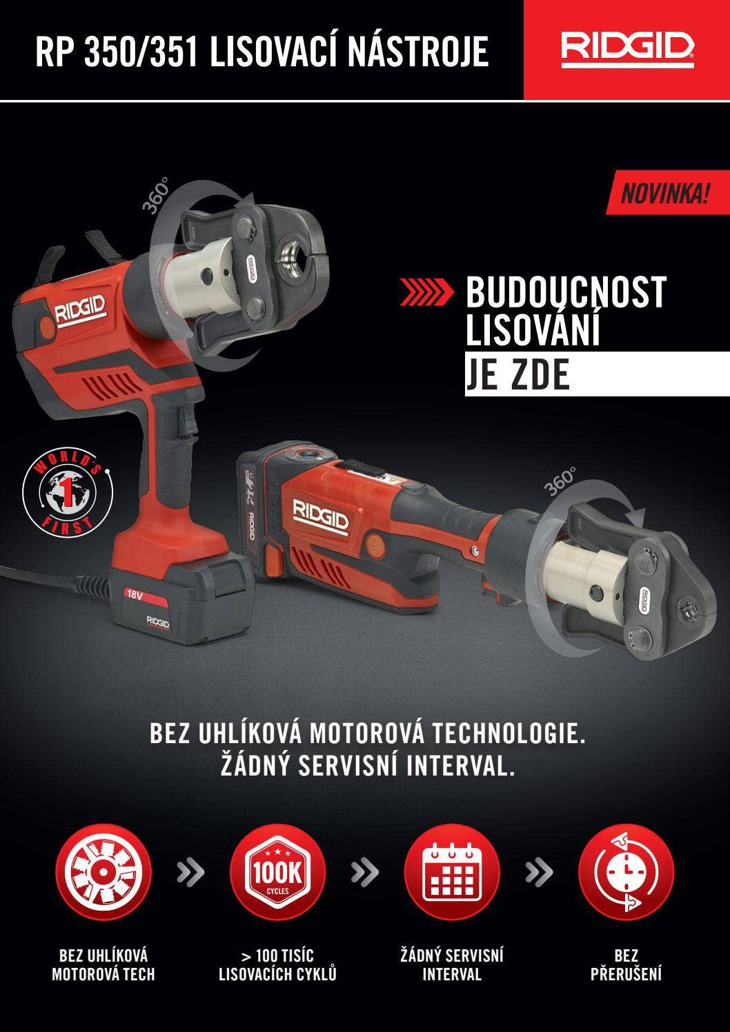 RP 350-351 leaflet CZ by RIDGID Europe - Issuu