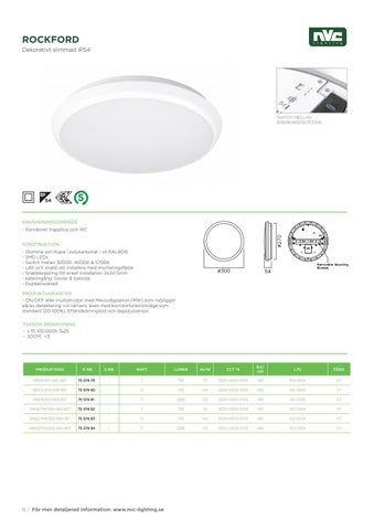 NVC 灯饰 瑞典 目录 n3 2021 第 11 页