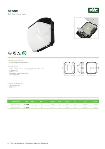 NVC 灯饰 瑞典 目录 n3 2021 第 20 页