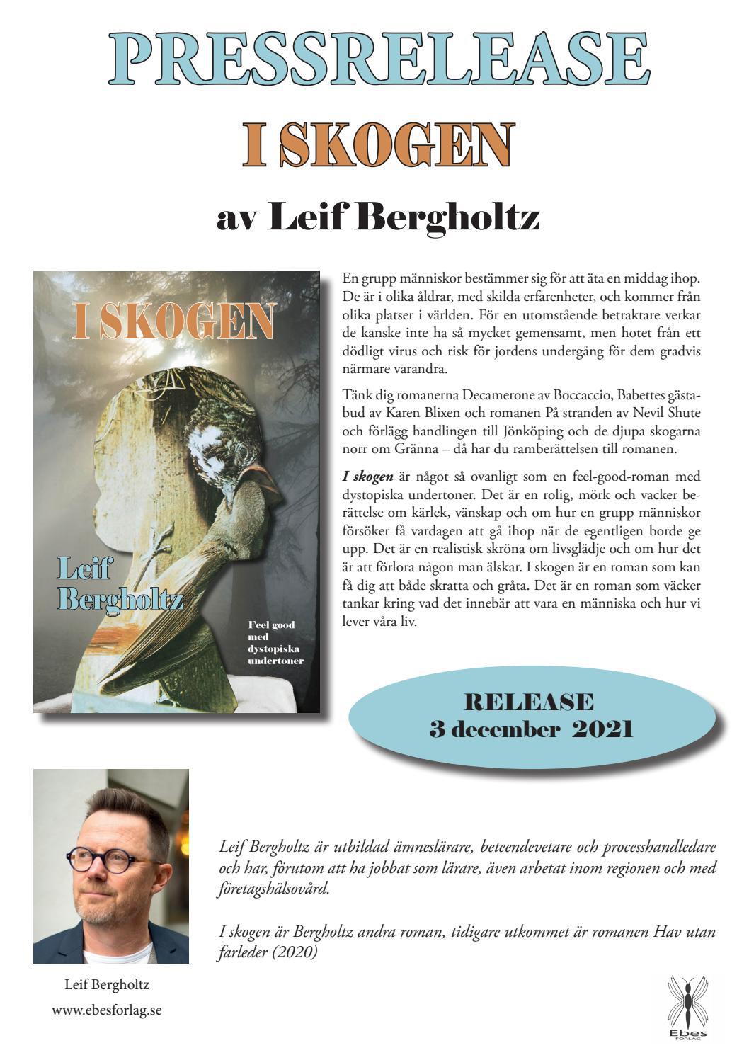 Pressrelease "I skogen" by Ebes förlag Issuu