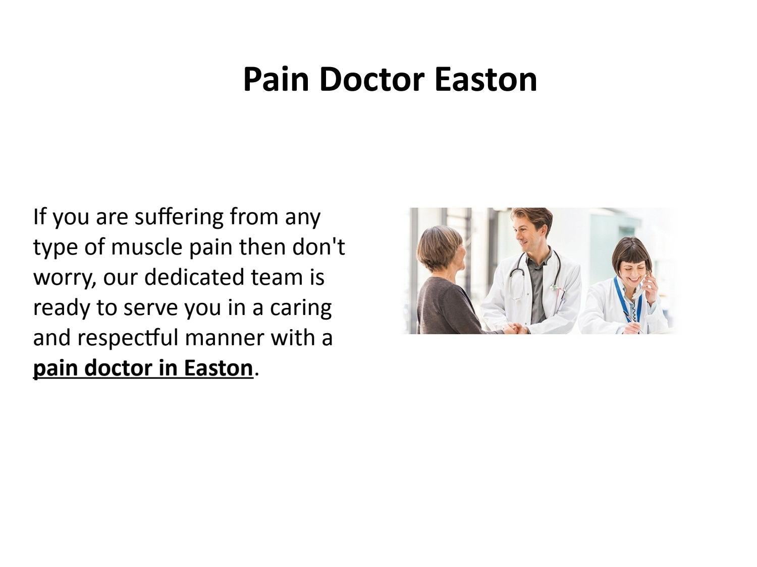 Pain Doctor Easton by Clearway Pain Solutions Issuu