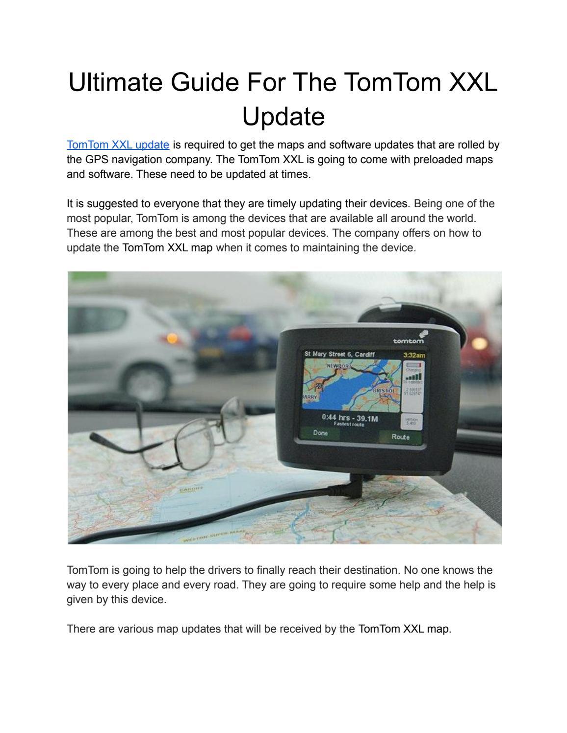 Ultimate Guide For the TomTom XXL Update by GPS Contact Number Issuu