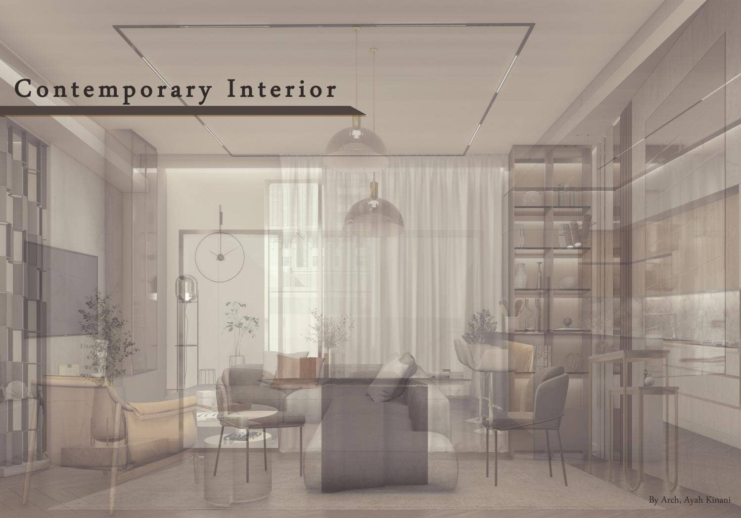 Contemporary Apartment Design by Ayah Salah - Issuu