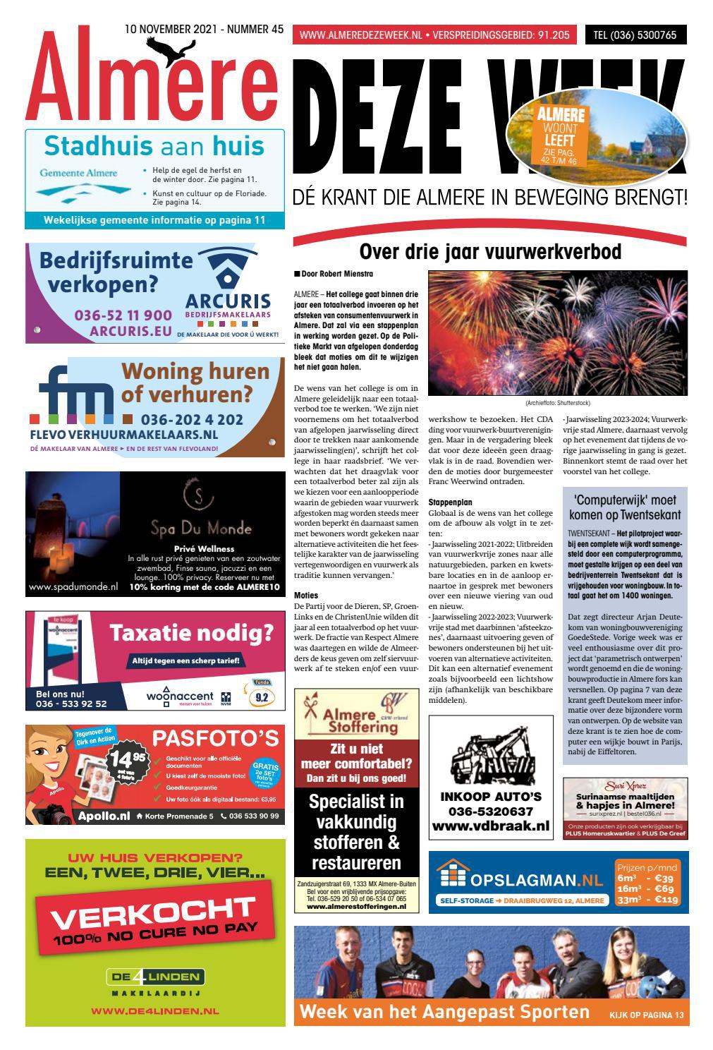 Almere DEZE WEEK Week 45 2021 by Almere DEZE WEEK